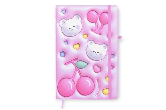 Блокнот на гумці Kiddy sweet А5 761254ML 13.6×20.8 см, 80л.,тверда обкладинка | Зображення 2