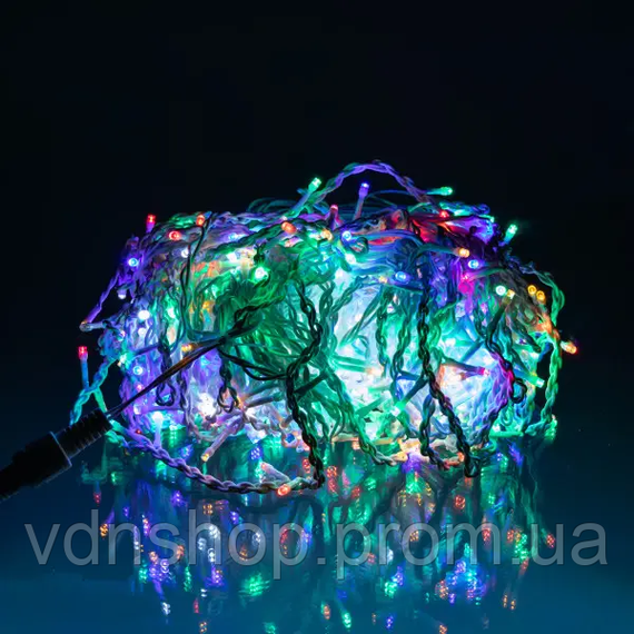 Вулична гірлянда Бахрома 36 м 600 LED білий провід Мультиколір 36MWML | Зображення 2