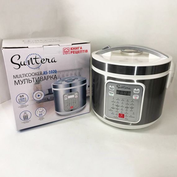 Мультиварка Suntera AS-1020 1000 Вт, Багатофункціональна мультиварка, скороварка пароварка мультиварка | Зображення 8