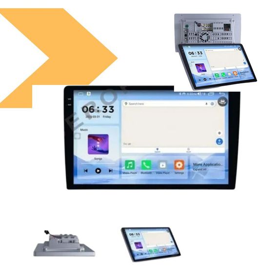 Універсальна магнітола K7862S 9'' QLED-DSP з CarPlay 4 ГБ оперативної пам'яті, 32 ГБ вбудованої пам'яті, 8-ядерний процесор, Android 12, RGB, XPRO (43335-K7862S- 9''_7659) | Зображення 3