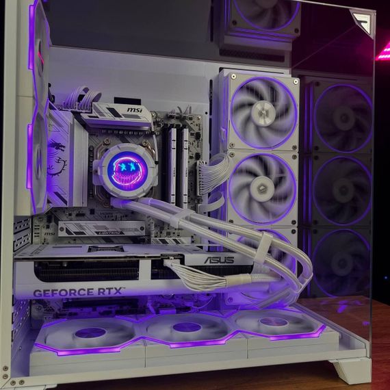 Збірка на замовлення: ПК GameMax Infinity Pro White Tower / AMD Ryzen 7 7800X3D (8 (16) ядер по 4.2 - 5.0 GHz) / 32 GB DDR5 / 2000 GB SSD M.2 / nVidia GeForce RTX 5070, 12 GB GDDR7, 192-bit / 850W | Зображення 7