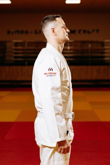 Біле кімоно для хлопців/чоловіків, джиу-джитсу, TM BUDOGI, зріст 170 см, щільність 450 гр/м.кв. | Зображення 3