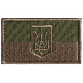 Шеврон IDEIA 87049 Україна 5*8  габардин Хакі