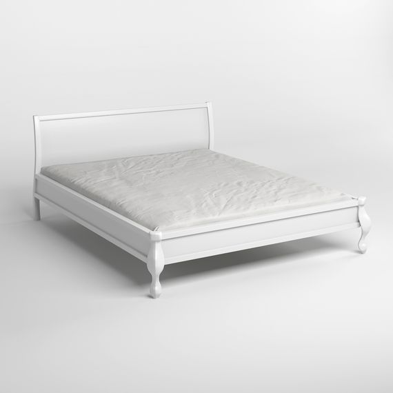 Односпальне дерев'яне ліжко Mebigrand Палермо Білий (RAL9003) 80х200 см (MBG-11324) | Зображення 1