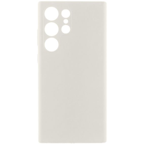 Чехол Silicone Cover Lakshmi Full Camera (AAA) для Samsung Galaxy S25 Ultra Белый / White