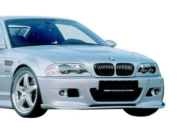 Передня Lip накладка DPT (Для Hamman, чорний глянець) для BMW 3 серія E-46 1998-2006 рр | Зображення 2