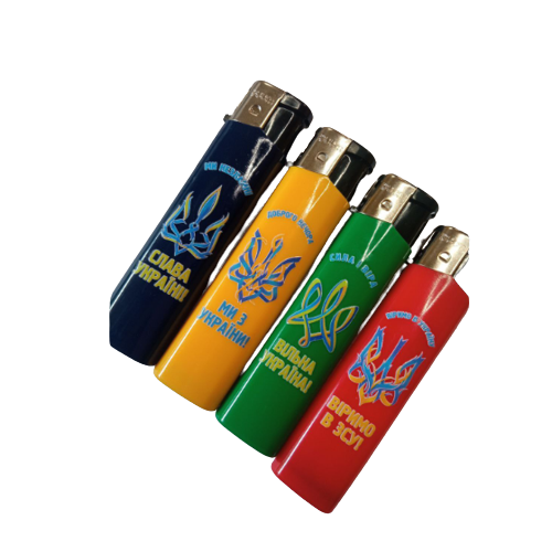 Запальничка кишенькова одноразова Neon-218XO Solid Lion