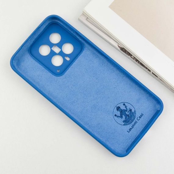 Чохол Silicone Cover Lakshmi Full Camera (AA) для Xiaomi 14 Синій / Navy Blue | Зображення 3