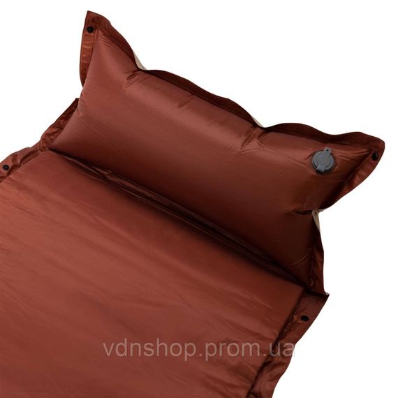 Матрас в палатку 175х65х4 см матрас походный туристический с надувным подголовником Бежевый SJ-0028-3 | Зображення 4