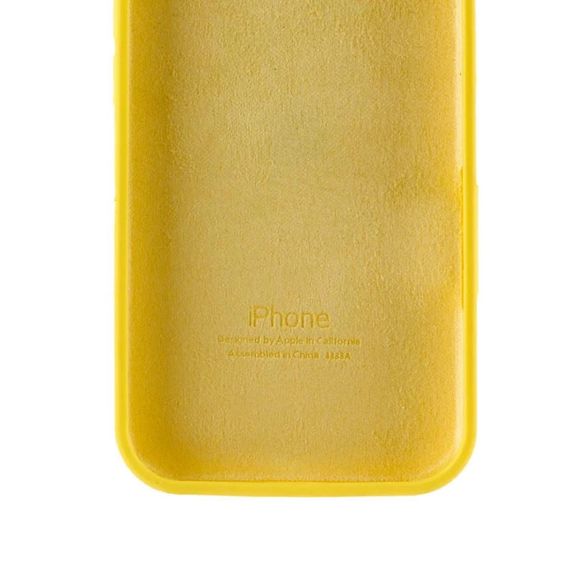 Чохол Silicone Case Full Protective (AA) для Apple iPhone 16e (6.1") Жовтий / Yellow | Зображення 3