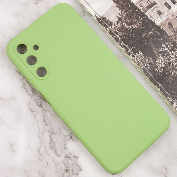 Силиконовый чехол Candy Full Camera для Samsung Galaxy A25 5G Фисташковый | Зображення 1