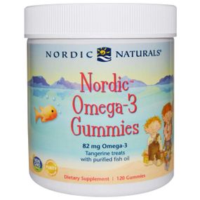 Риб&#039;ячий жир для дітей (мандарин), Omega-3 Gummies, Nordic Naturals, 120 желе