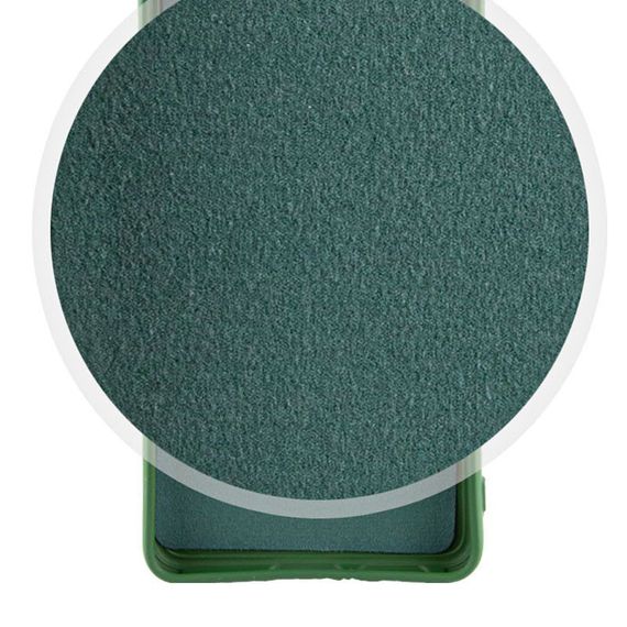 Чехол Silicone Cover Lakshmi Full Camera (A) для Xiaomi Redmi Note 13 Pro+ Зеленый / Dark green | Зображення 2