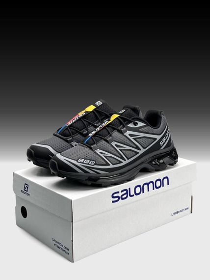 Чоловічі кросівки Salomon XT-6 Black Grey White , В'єтнам 42 26.5 | Зображення 1