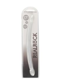 Двосторонній фалоімітатор - Realrock Double Dong 17" Transparent
