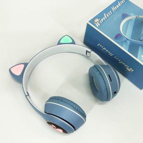 Bluetooth навушники дитячі, Навушники з вушками для любителів котів Дитячі аудіо NB-67