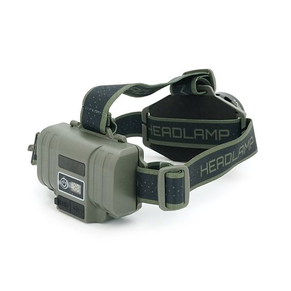 Налобний ліхтарик BP-8098TG, Zoom, 1 режим, корпус метал, водостійкий, живлення від 2*18650, індикація заряду, Type-C кабель, BOX | Зображення 2