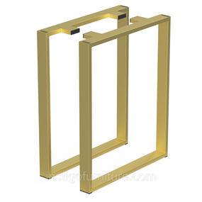 Комплект опор для столу з металу 600×120mm, H=730mm (профільна труба: 60x20mm)