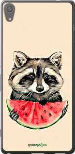 Чохол на Sony Xperia XA Ultra Dual F3212 Єнотик з кавуном "4605u-391-2448"