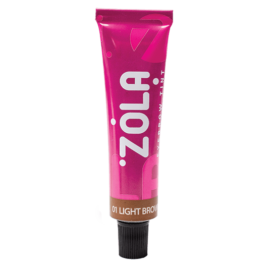Фарба для брів з колагеном ZOLA Eyebrow Tint With Collagen - 01 Light Brown (15 ml)