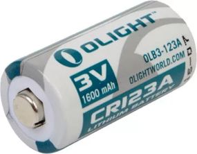 Батарея Olight CR123A 3.0V 1600mAh Літієва батарея Іонно літієва батарея Літієва батарея 3.0 v