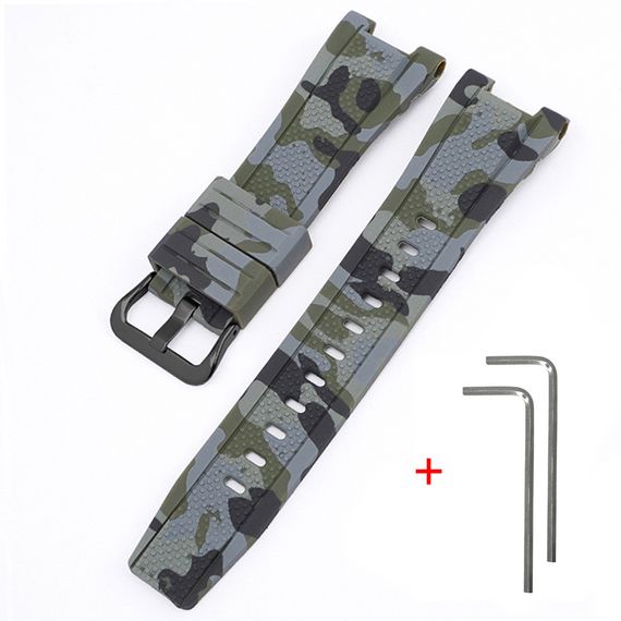 Ремінець для Casio G-Shock GST-W300 Camo Green BK