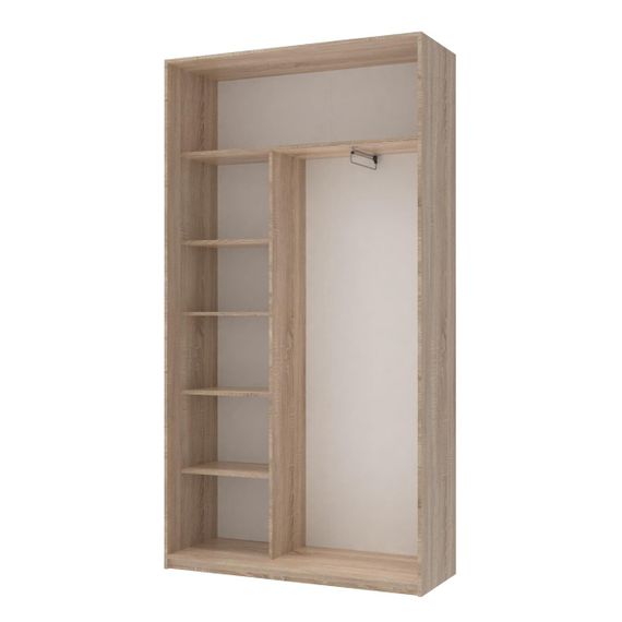 Шкаф-купе двухдверный Doros Сити Лайт 120х45х225 см Дуб сонома (DRS-011090) | Зображення 3