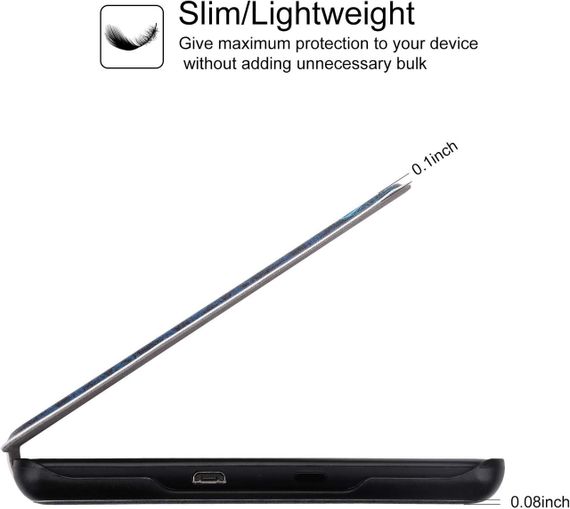 Чехол для электронной книги Kindle 10 поколения J9G29R 2019, ультратонкий с функцией сна и пробуждения, синий | Зображення 6