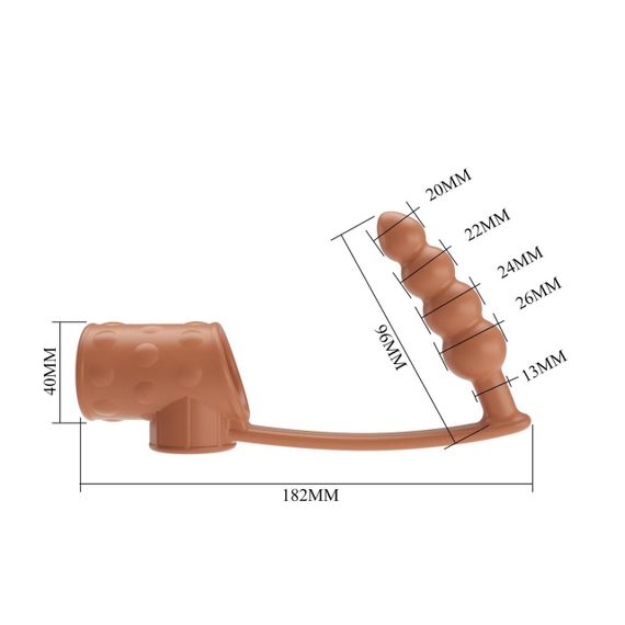 Насадка на член - Pretty Love Rilley Flesh Sex Aura | Зображення 5