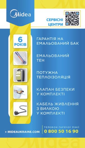 Водонагрівач MIDEA D50-15F1(D) | Зображення 5