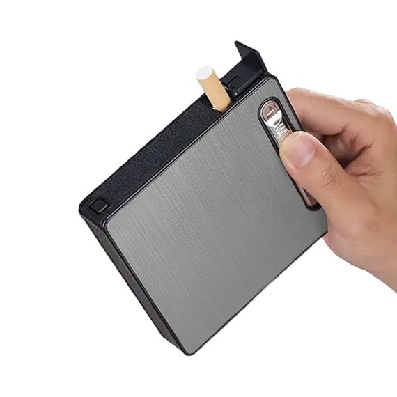 Футляр З USB Запальничкою та Подачею Цигарок Focus | Зображення 2