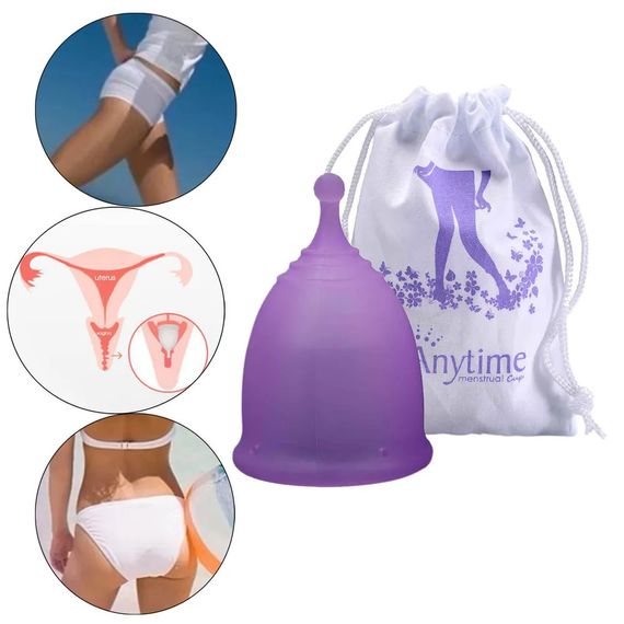 Силіконова менструальна чаша Anytime Menstrual Cup розмір L | Зображення 3
