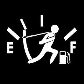 Наклейка на паливний бак "Хлопчик"