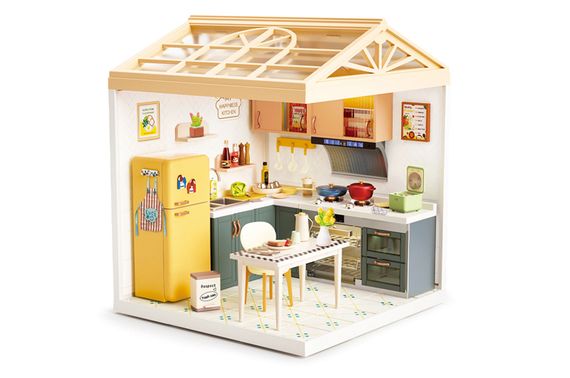 Конструктор-румбокс 8005 MINI HOUSE серії "Інтер'єр" – КУХНЯ (світло) | Зображення 5