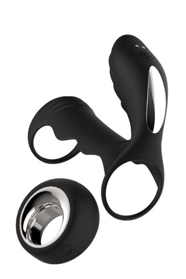 Вібростимулятор для пар MIDNIGHT MAGIC HYPERION REMOTE, Черный