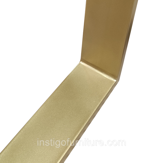 Комплект опор для столу з металу 600×70mm, H=730mm (профільна труба: 70x11mm) Золото | Зображення 2