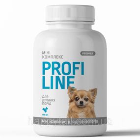 Витамины Provet PROFILINE для собак МІНИ комплекс мелких пород для обмена веществ 100 таблеток