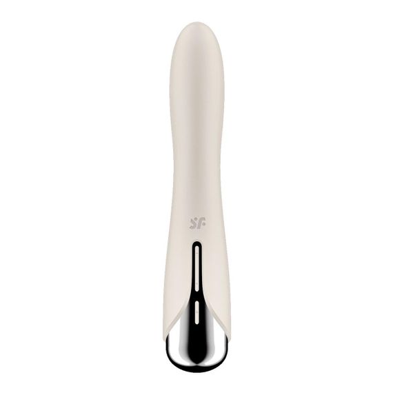 Вібратор точки G з обертанням Satisfyer Spinning Vibe 1 Beige, 2 мотори Sex Aura | Зображення 5