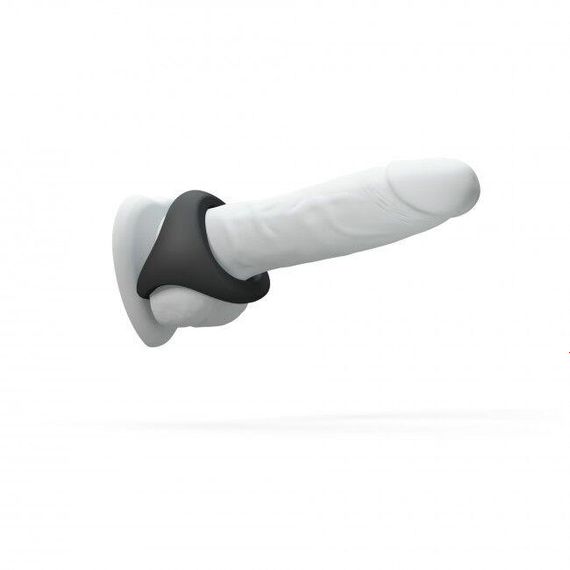 Эрекционное кольцо двойное Love To Love FLUX RING - BLACK ONYX sexstyle | Зображення 2