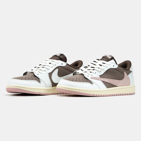 Кроссовки Air Jordan 1 Low x Trav1is S1cot1t весна/лето/осень 1824 38 | Зображення 2