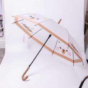 Класична парасолька-тростина напівавтомат з поліестеру 8 спиць діаметр 92 см HP-23-10