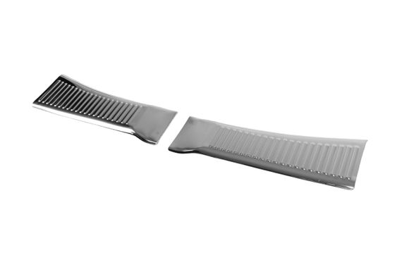 Накладка на задний бампер из нержавеющей стали Carmos (глянцевая) для Suzuki SX4 S-Cross 2021- гг | Зображення 1