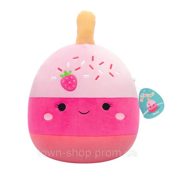 Мягкая игрушка Squishmallows – Клубничный кейк-поп Пама (30 cm) | Зображення 6