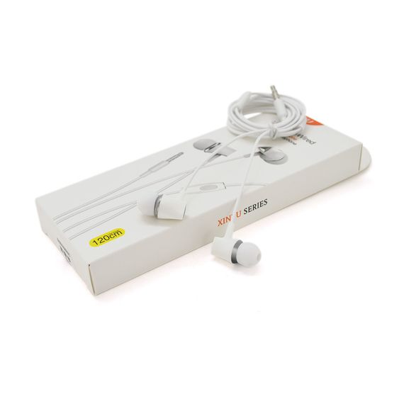 Наушники ведущие iKAKU KSC-205 XINYU с микрофоном,White,Bох
