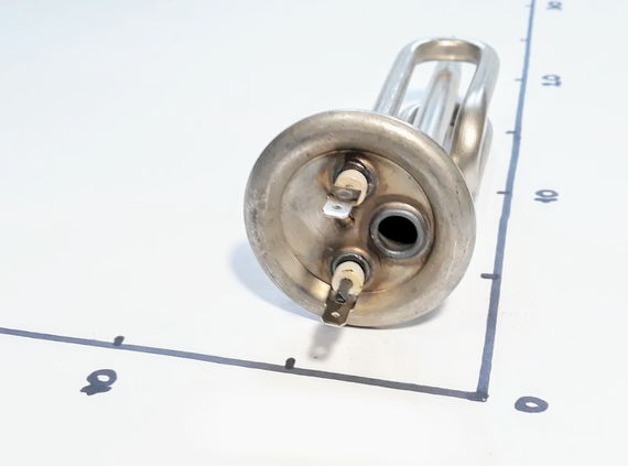 Тэн 1500W для бойлера на фланце 62мм с местом под анод М6 (Украина) | Зображення 2