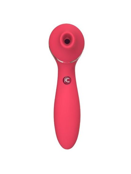 Вакуумний вібратор KisToy Polly Plus, Червоний | Зображення 1