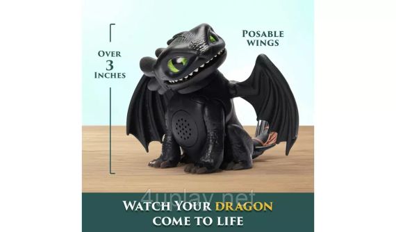 Інтерактивна іграшка Dreamworks Dragons Як приборкати дракона Рикаючий малюк Беззубик | Зображення 5