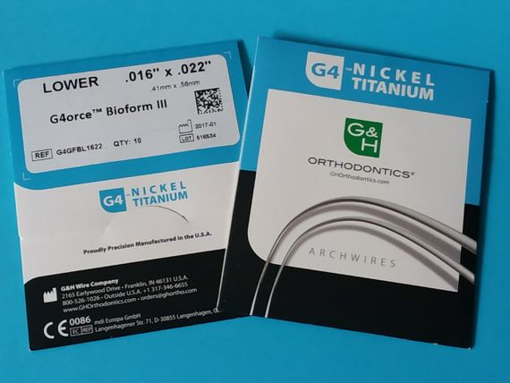 Дуги G4 NiTi Triple Force Bioform III .020 х 020" ВЩ, 1 шт.