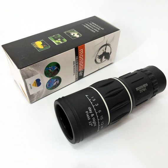 Монокуляр Bushnell 16x52 PowerView монокль, Бушнел, подзорная труба с чехлом EG-55
