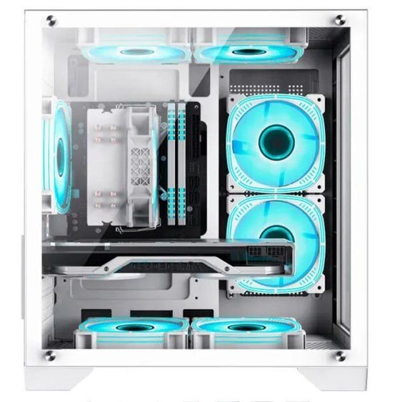 Ігровий ПК Ice Infinity Mini White Tower / AMD Ryzen 5 5500 (6 (12) ядер по 3,6 - 4,2 ГГц) / 16 ГБ DDR4 / 480 ГБ SSD / nVidia GeForce GTX 1070, 8 ГБ GDDR5, 256-біт | Зображення 4